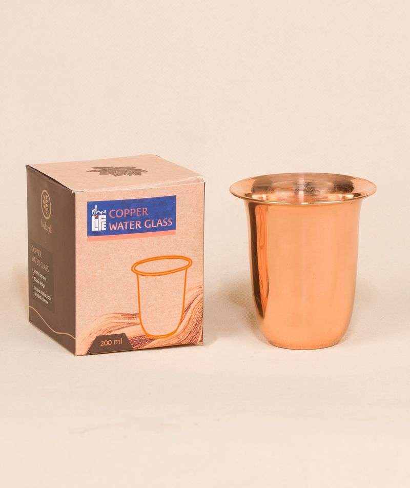 Ishalife Copper Glas Tumbler