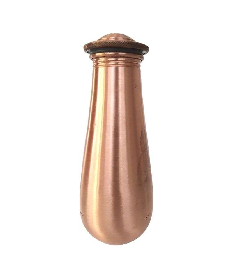 Ishalife Copper Water Bottle Engraved with Sadhguru Quote - 700 ml