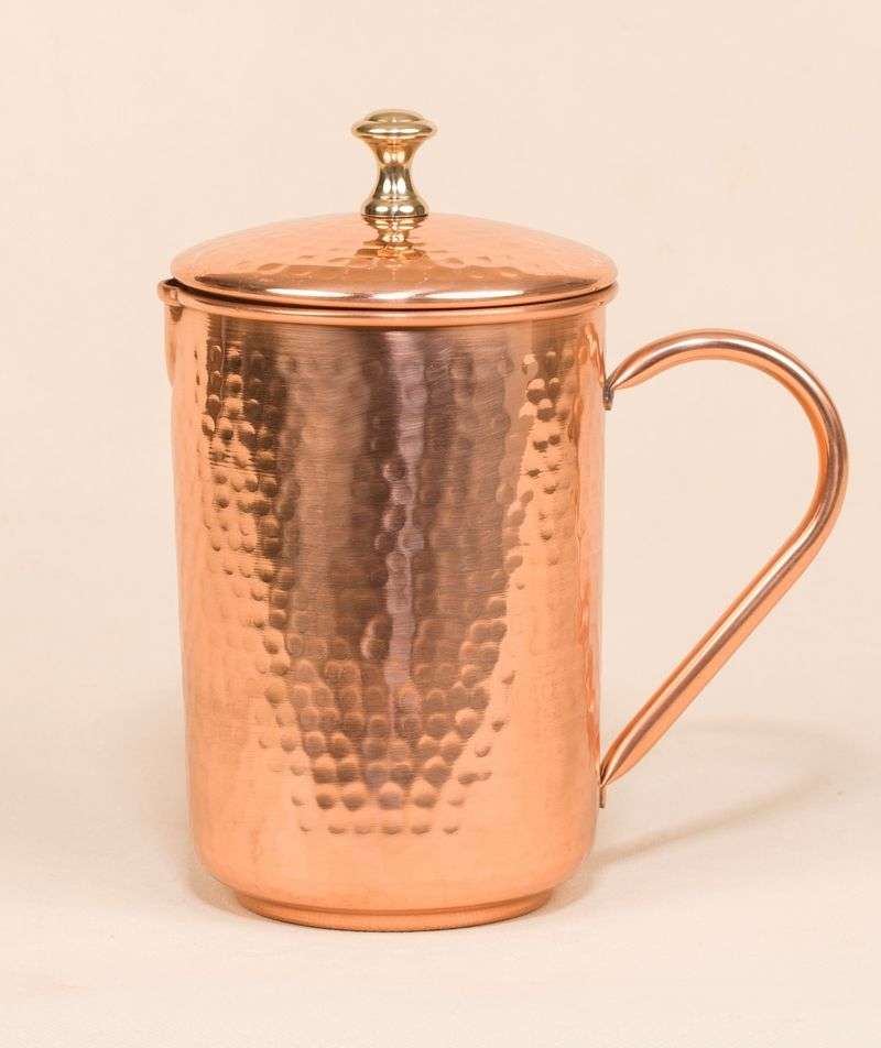 Ishalife Hammered Copper Water Jug - 1.5 Liters