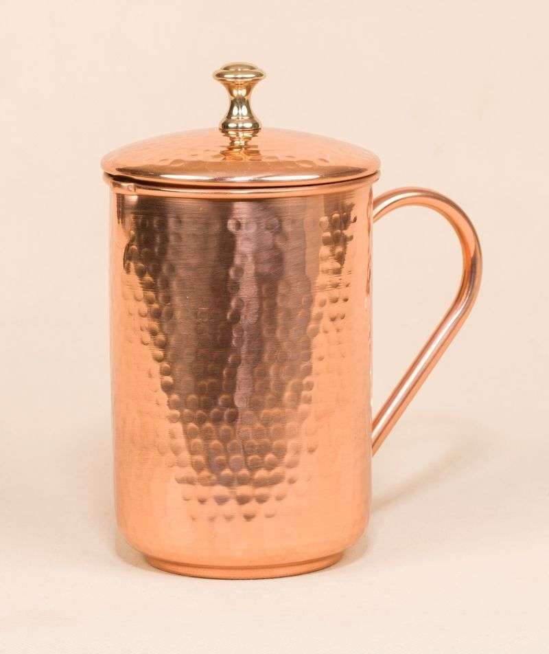 Ishalife Hammered Copper Water Jug - 1.5 Liters