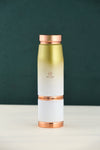 Divine Copper Donut Multishade Pure Copper Water Bottle - 950 ml