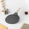 MACclite Hard Rock Die Cast Non Stick Triumph Flat Tawa, Induction Base