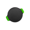 MACclite Ironium Cast Iron Pre-Seasoned Flat Tawa 30cm with 2 Side Handles and Silicone Grips