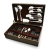 FnS Imperio 34 Pcs 24K Gold Plated Cutlery Set with Leatherette Box