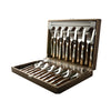 FnS Boston 24 Pcs Cutlery Set in Leatherette Gift Box