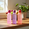Tupperware Eco 500ml Square Flip-Top Bottle Set of 4 | BPA Free Fridge Bottle