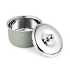 FnS Alwin Olive Green Stainless Steel Casserole with Lid 850ml