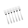 FnS Madrid 6 Pcs Fruit Fork Set Hammer Finish