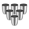 Kraft Ayushi Stainless Steel Glass Set of 6-300ml Each