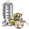 Kraft Stainless Steel Lunch Box with Handle - 2290 Ml
