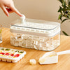 UMAI 2 Layer Ice Cube Tray | Effortless Demolding | 64 Compartments | White (NN23101D)