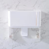 The Better Home White Wall Mounted Tissue Paper Holder Easy Installation 1 Piece
