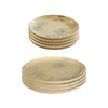 Ellementry Fiore Ceramic Dinner and Side Plate Combo Set of 8 4 of Each Dishwasher Safe Food Grade