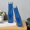 The Better Home Splash Stainless Steel Water Bottle 1 Litre | Pack of 2 | Dark Blue