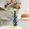 The Better Home 500ml Insulated Stainless Steel Water Bottle | 18 Hours Insulation | Purple Haze Grid