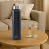 The Better Home 1000 Stainless Steel Water Bottle 1 Litre | Lightweight, Leak-Proof | Black