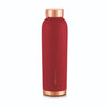 CELLO Evita Copper Water Bottle For Daily & Office Use 750 ml, Red