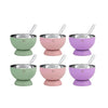 FnS Mellora 6-Piece Multicolour Stainless Steel Dessert Bowl Set
