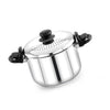 PrayLady Stainless Steel Strainer Pot without Glass Lid Induction Base