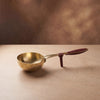 P-TAL Pure Brass Tadka Pan with grip support Riveted handle