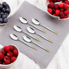 Montavo by FnS RAGA 6 Pcs 24K Gold Plated Tea Spoon Set