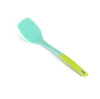 P-Plus International Heat Resistant Silicone Slotted Cooking Turner Non Stick Green