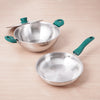 The Indus Valley Tri Steel Premium Cookware - Fry Pan 9