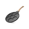 MACclite Hard Rock Die Cast Non-Stick IB Triumph Plain Tikki/Cake Pan/Mini Uttappam Tawa 7 Cavity