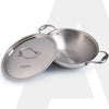 P-TAL Regency Tri-Ply Steel Kadai, 2.25L Capacity - 24 cm Diameter