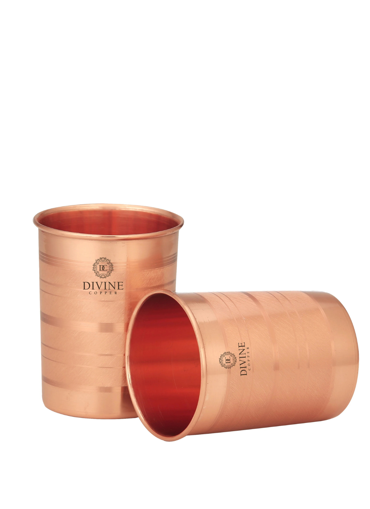Divine Copper Pure Copper Luxury Glass Pack Of 2 Gift Pack Divine Copper Pure Copper Luxury Glass Pack Of 2 Gift Pack