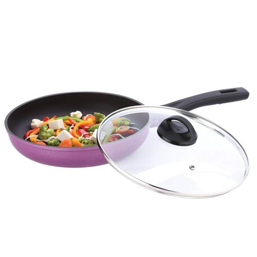 Premier Non Stick Diecast Frypan with Glass Lid 20cm Code-190500 - 900 gms