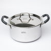 Allo CookSafe TriPly Stainless Steel Casserole Saucepot Stockpot Non Stick 18cm 2.3 Litre