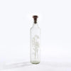 Ellementry Daisy Handcrafted Glass Water Bottle with Cork (750 ML) | Eco-Friendly | Transparent