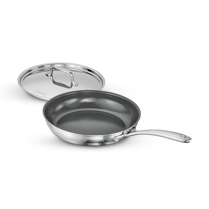 Tramontina Fusao Healthy Triply Ceramic 30cm Frypan with SS 304 lid