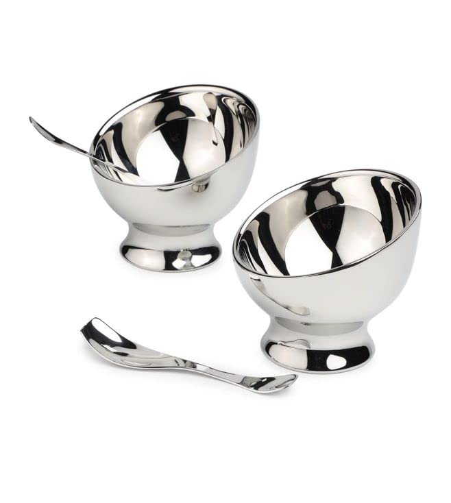 Arttdinox Ice Cream Dessert Bowl With Spoon Set of 2 | Dessert Cups for Ice Cream by Jindal