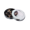 Jaggery Stainless Steel Chocolate Box Sweet Box Low Height Puri Dabba Container Dia 22.5 cm_13 No