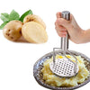 Libah Dual Layer Stainless Steel Potato Or Boiled Eggs Masher Crusher Squeezer