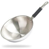 Allo Triply Stainless Steel Wok for Deep Fry Stir Fry Dry Veg 20Cm 1.5 Litre