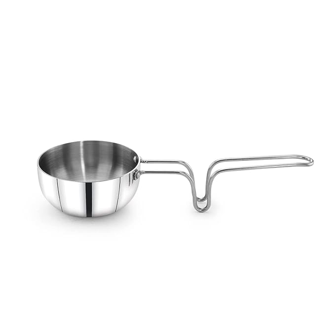 Maxima Stainless Steel Tadka Pan 12cm - 136 gms