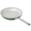 Ember Cookware Arcilla Ceramic Non-stick Egg Pan 20cm | Stainless Steel Handle | Green