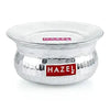 Hazel Aluminium Hammered Finish Handi with Lid 19 cm with 1400 ml Capacity Biryani Rice Cooking Pot