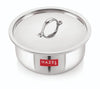 Hazel Triply Stainless Steel Cookware with Lid 3000 ml Stainless Steel Patila Utensils Set for Kitchen