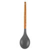 P-Plus International Wooden Handles Non Toxic Silicone Spoon Kitchen Gadgets Utensil Grey