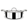 Stahl Triply Stainless Steel Casserole With Lid | Triply Stainless Steel Sauce Pot | Induction Pan | Artisan 4820 | Dia 20 Cm | 2.2 Litres