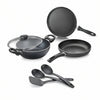 Judge by Prestige Ace Non-Stick BYK Set 20cm Kadai+Glass Lid+Frypan+Omni Tawa+3 Nylon Tools
