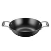 Stahl Blacksmith Plus Cast Iron Kadhai | Light Weight Iron Kadai | Nitrided Kadai for Cooking | 1.3 L | 20 Cm