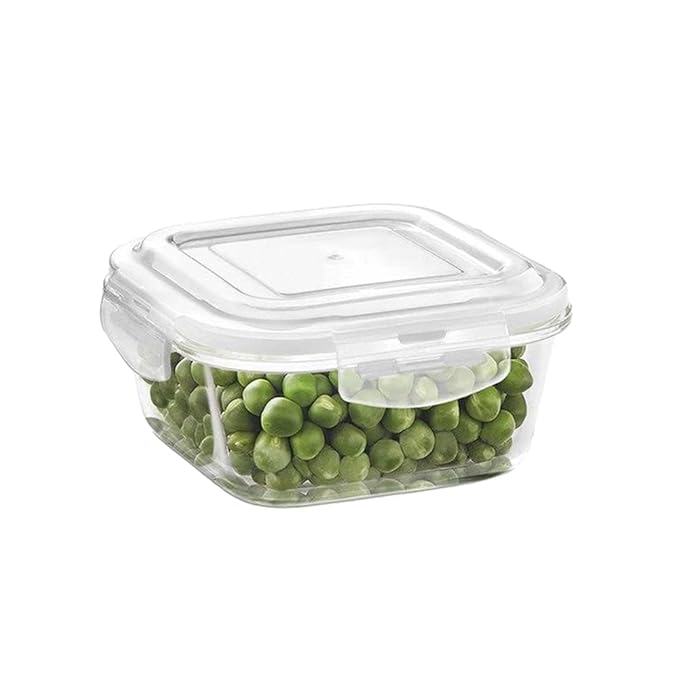 Borosil Square Glass Baking Dish With Lid | 1.6 L | Microwave Safe & Oven Safe | Transparent