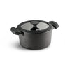 Tramontina Titanex 20cm 3.1L Pre-Seasoned Heritage Cast Iron Casserole with Toughened Glass Lid