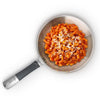Allo Stainless Steel Triply Fry Pan/Skillet for Curry Stir Fry Deep 20cm 1 litres