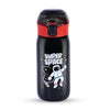 Attro Smart Sipper 500ml Insulated Steel Bottle Come with Space Eye-Catching Print Space Black